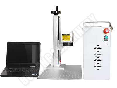 Fiber Laser Engraver 50W for Wood and Metal Dog Tag Engraving Machine  Portable Fiber Laser Deep Marking Machine Carving 175x175mm Rotary Axis
