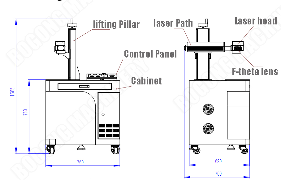 autu focus laser engraving machine