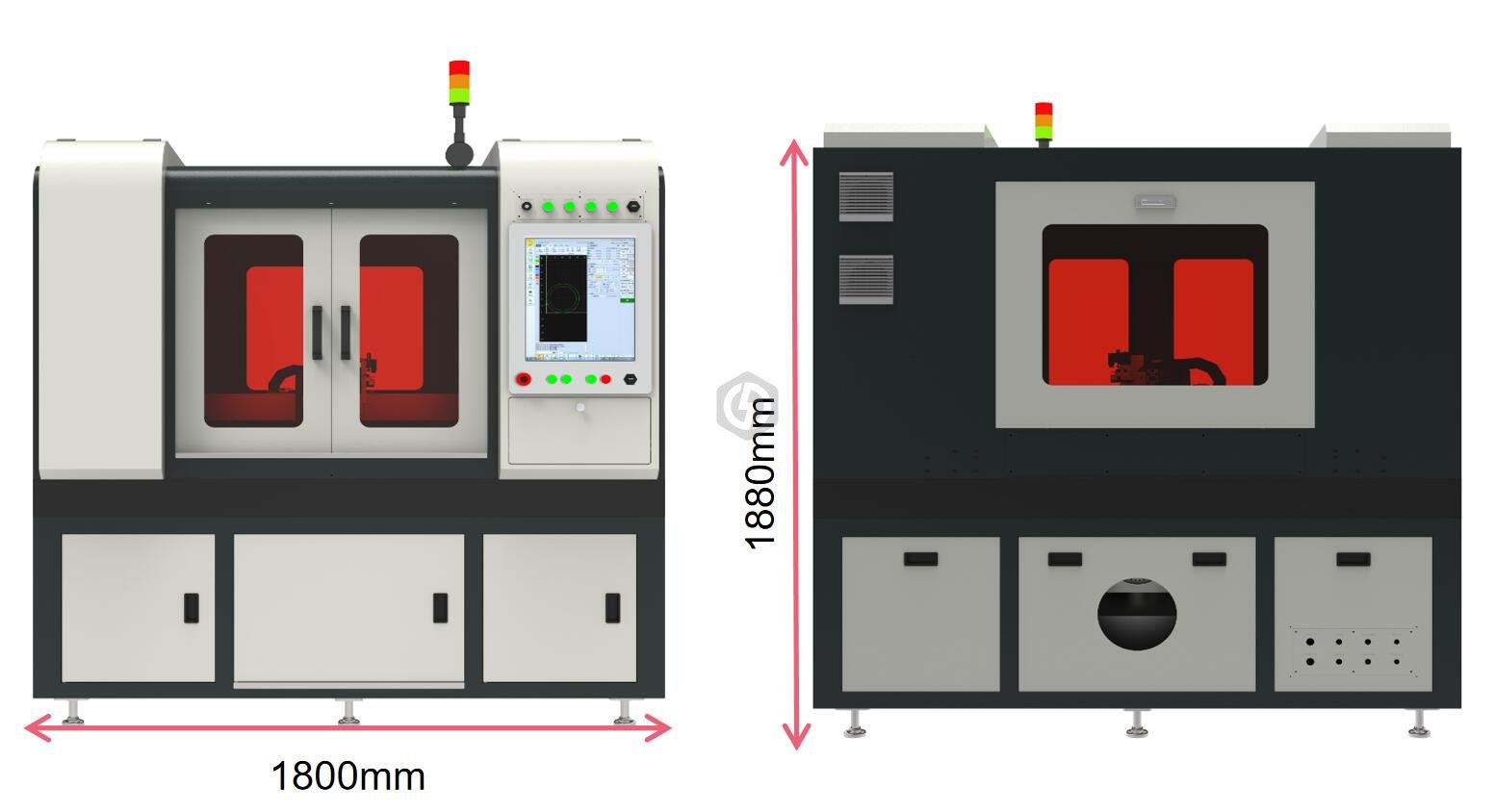 Linear Motor Fiber Laser Cutter