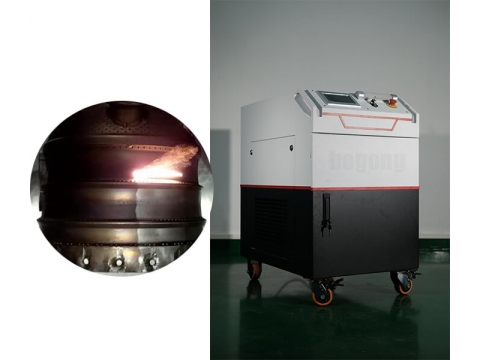 China Fiber Handheld Laser Cleaning Machine Price for rust removal from Steel