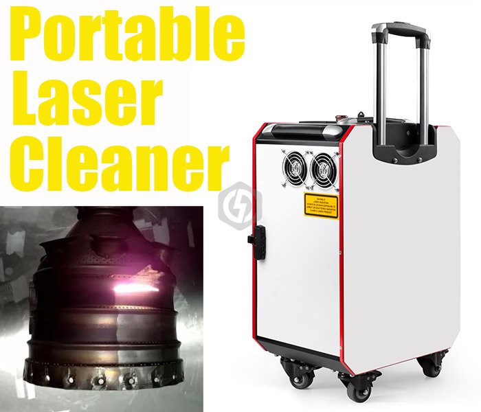 Mini Size Laser Rust Remover CNC Laser Cleaning Equipment Fiber Laser Rust  Paint Oil Stains Laser Cleaner Rust Rust Removal