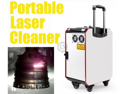 Metal Rust Removal Oxide Painting Coating Removal 100W 200W Laser Cleaning Machine