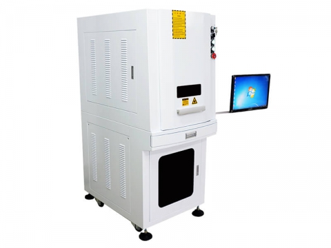 BOGONG Full Enclosed Cabinet Floor Model Fiber Laser Marking Machine