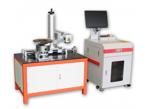  Fiber laser marking machine for flange 